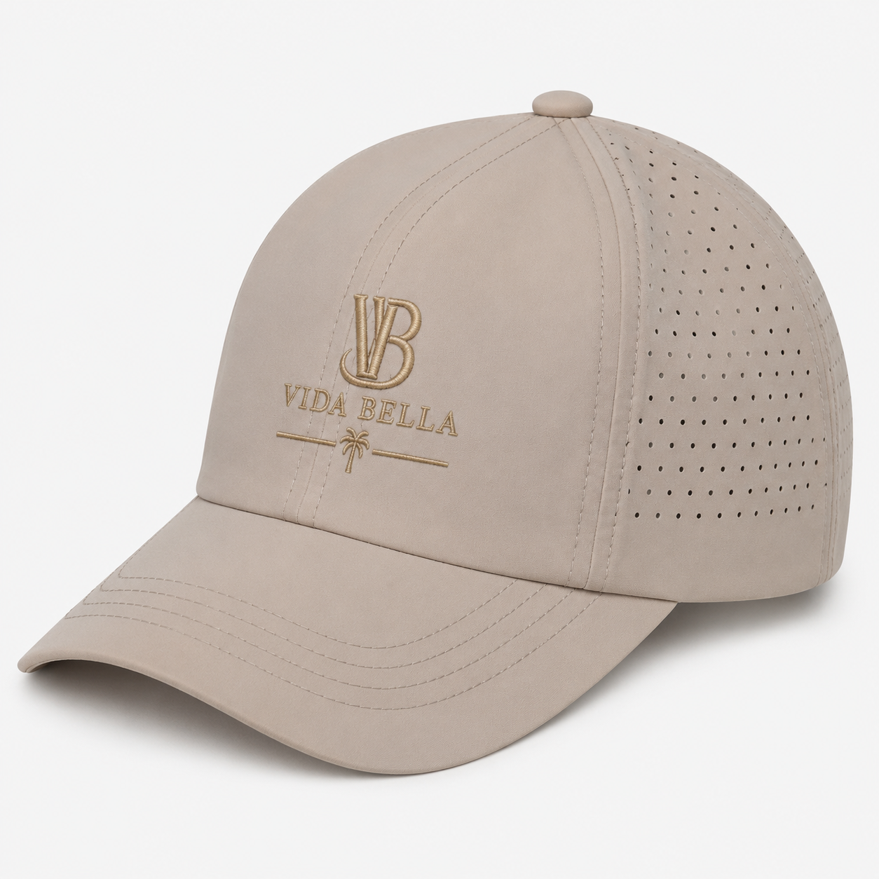 Vida Bella Performance Cap – Sand Beige