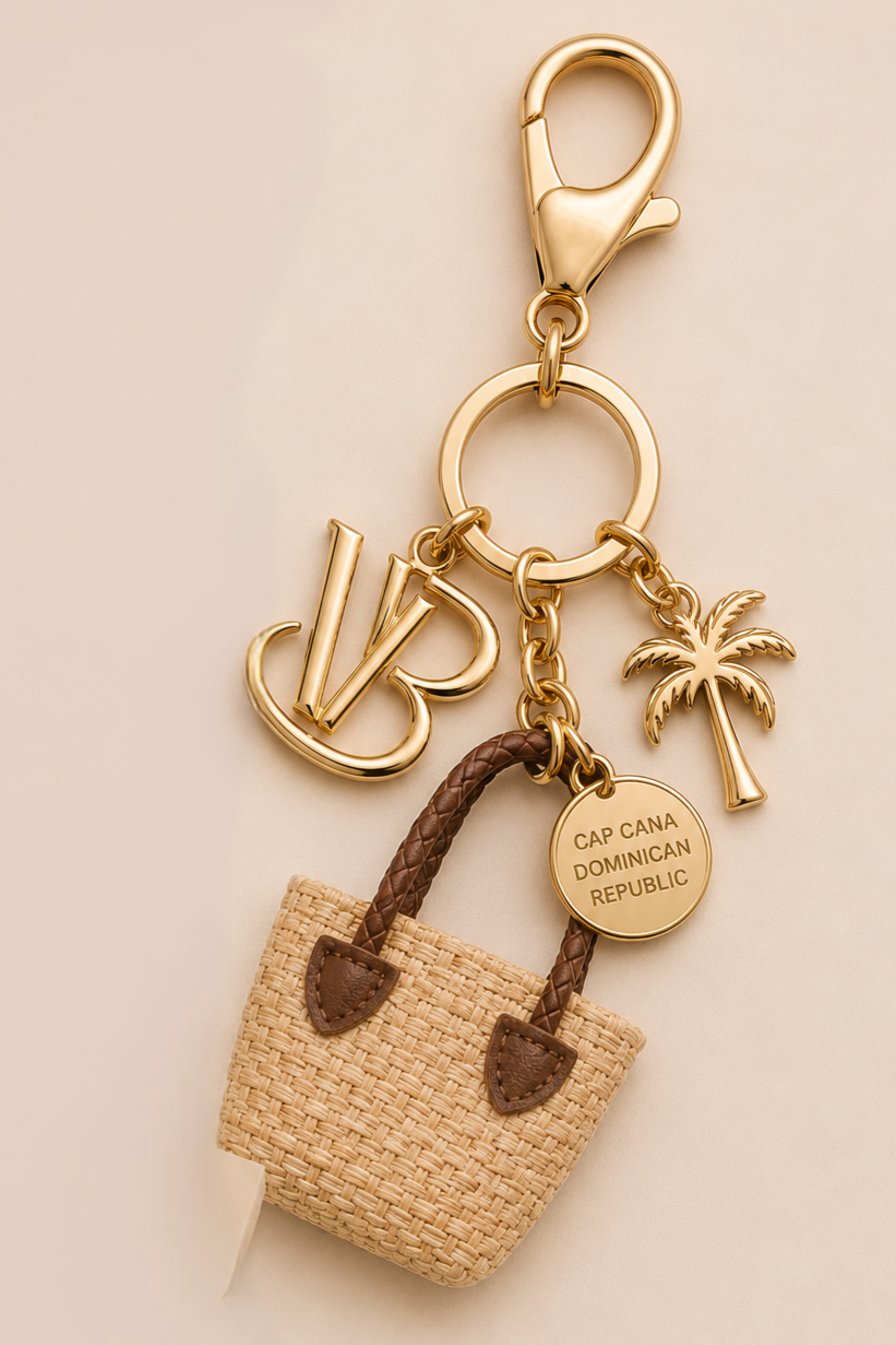 Cap Cana Charm Keychain