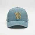 VB Monogram Cap — Washed Ocean Blue