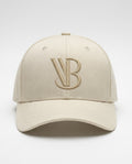 VB Monogram Cap — Cream