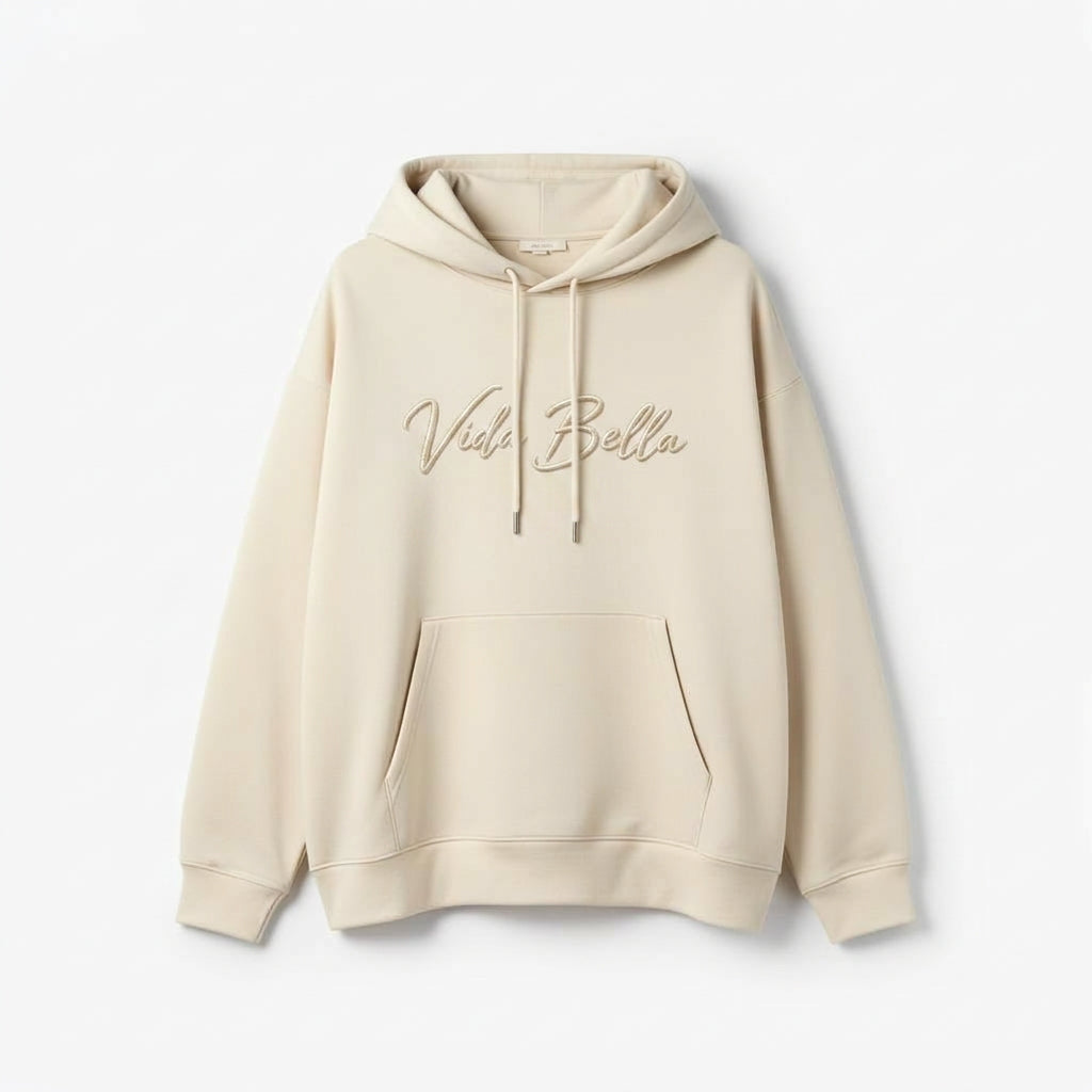 Vida Bella Hoodie — Cream
